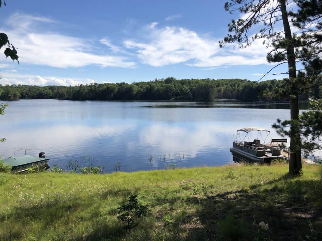 The view from the lake house. This worked just fine for us.